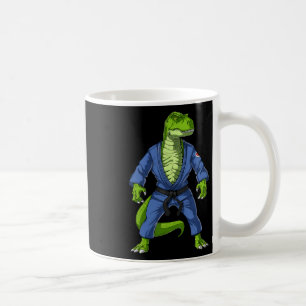 T-rex Dinosaur Jiu-jitsu Judo Ninja Martial Arts K Coffee Mug