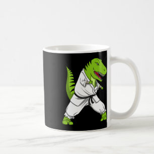 T-rex Dinosaur Karate Kickboxing Martial Arts Jiu- Coffee Mug