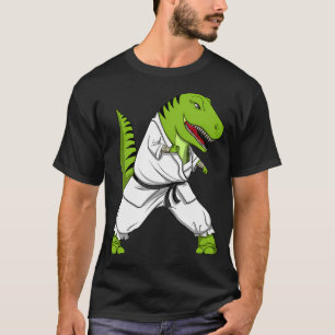 T-Rex Dinosaur Karate T-Shirt