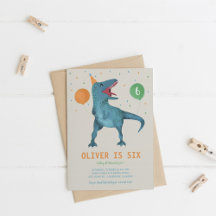 T-Rex Dinosaur Party Animal Birthday Party