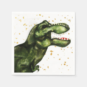 T-Rex Dinosaur Party Napkins