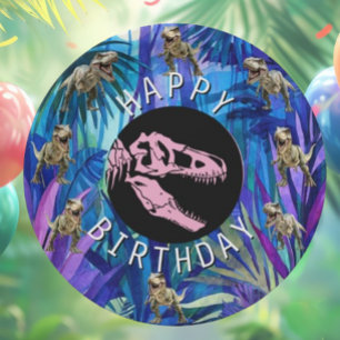 T Rex Dinosaur Party Paper Plate