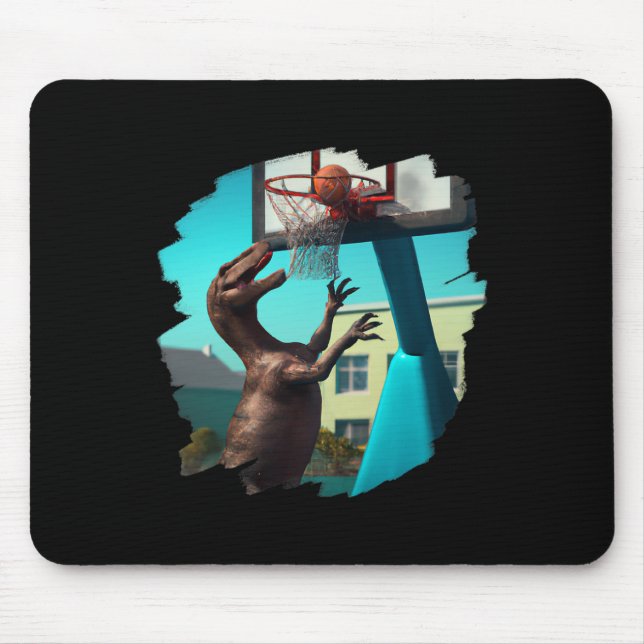 T Rex Dinosaur Playing Sketll Fun Dinosaur Sketll  Mouse Mat (Front)