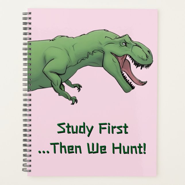 T-Rex Dinosaur School Softcover School Planner (Front)