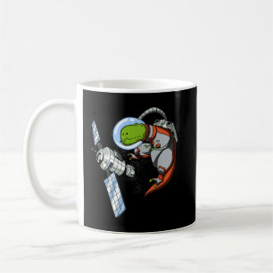 T-Rex Dinosaur Space Astronaut Coffee Mug