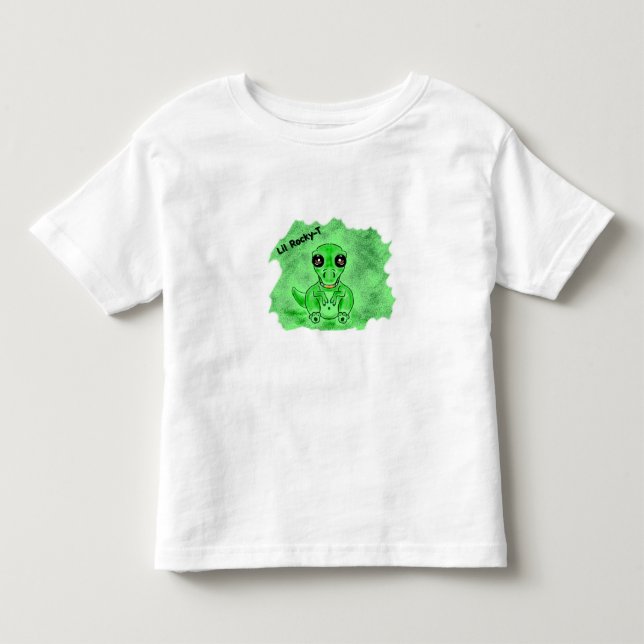 t-rex dinosaur t-shirt for boys 2T (Front)