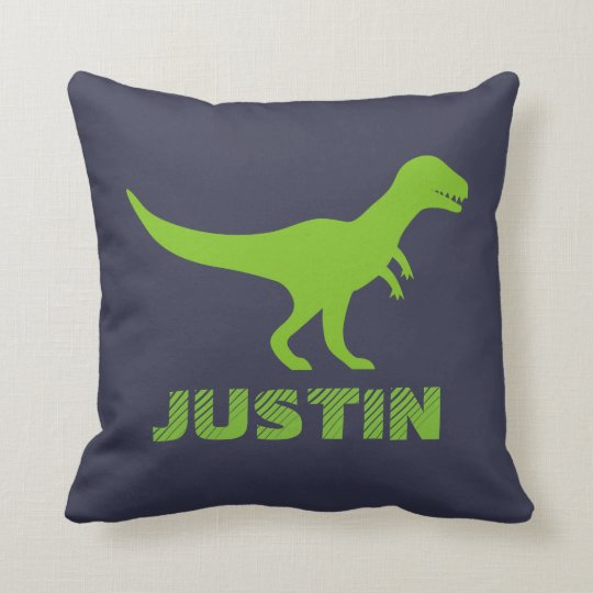 dinosaur throw pillow