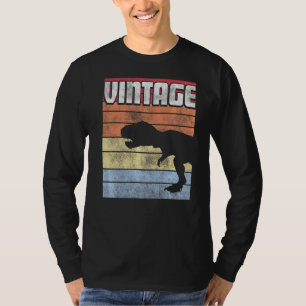 T Rex Dinosaur Tyrannosaurus Retro Style Vintage B T-Shirt