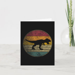 T Rex Dinosaur - Vintage Love Women Kids Men Retro Card