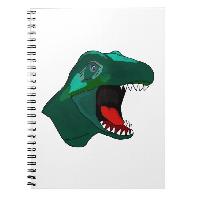 T Rex Dinossaur Notebook (Front)