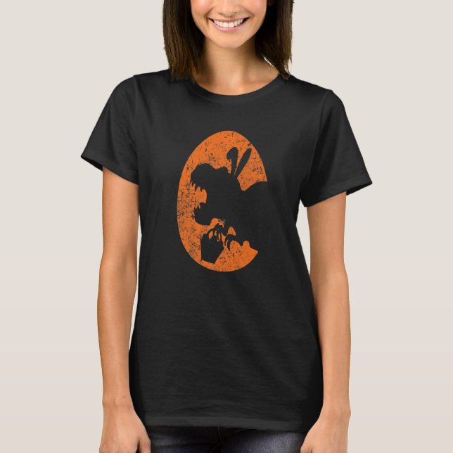 T Rex Easter Bunny  Dinosaur Egg Hunter Boys Toddl T-Shirt (Front)