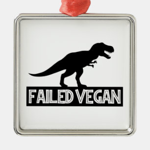 T-Rex Failed Vegan Metal Tree Decoration