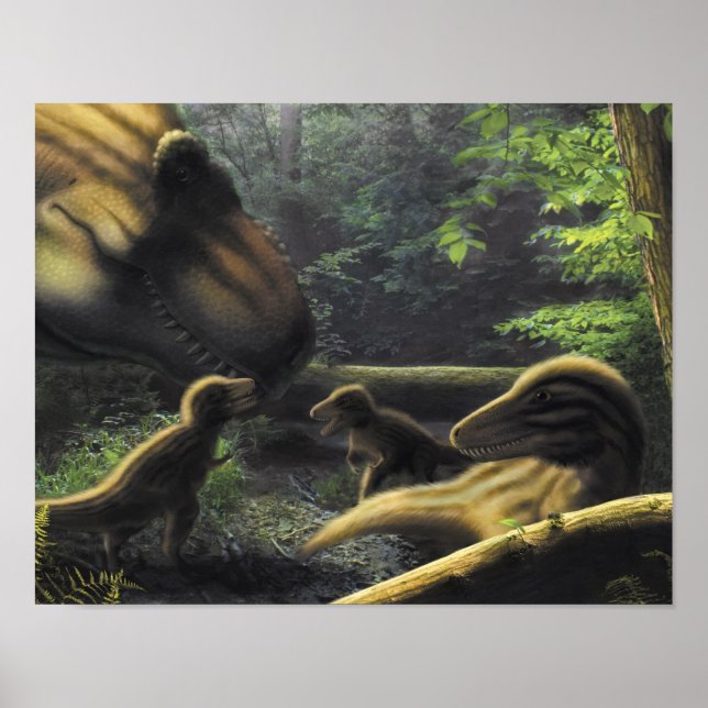 T.rex family poster (Front)