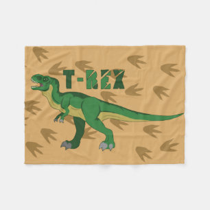 T-Rex Fleece Blanket