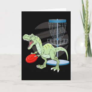 T Rex Frisbee Dinosaur Recreational Tosser Dino Di Card