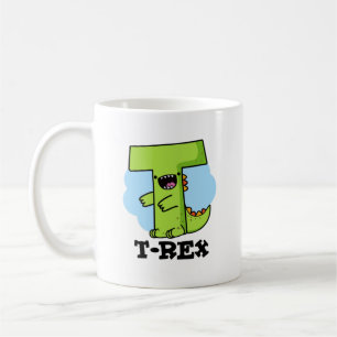 T-Rex Funny Alphabet Dinosaur Pun   Coffee Mug