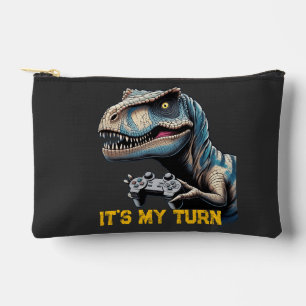 T-Rex Gamer It’s My Turn Design Accessory Pouch