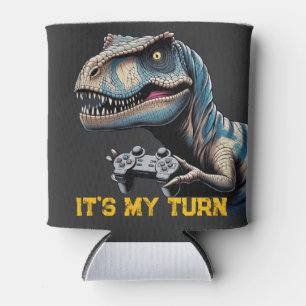 T-Rex Gamer It’s My Turn Design Can Cooler