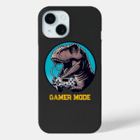 T-Rex Gamer Mode Dinosaur Art
