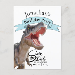 T Rex, Happy Birthday Boy Postcard
