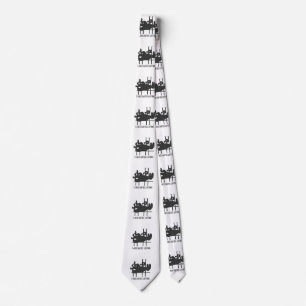 T-rex hates lifting - Choose background colour Tie