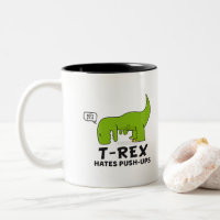 T-Rex Hates Push-Ups - Funny Cartoon Character