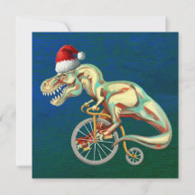 T-Rex Hipster Christmas