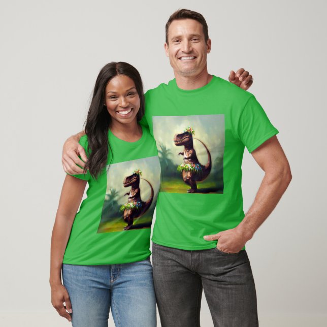 T Rex Hula Dancer T-Shirt (Unisex)