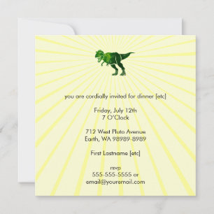 T-Rex Invitation