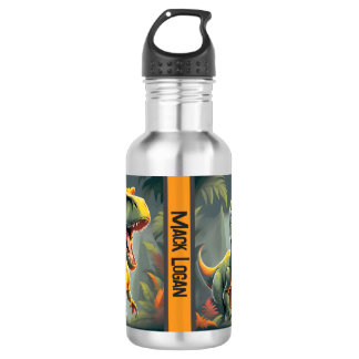 T Rex Jurassic Dinosaur Water Bottle