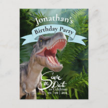 T Rex, Jurassic World, Jungle Happy Birthday