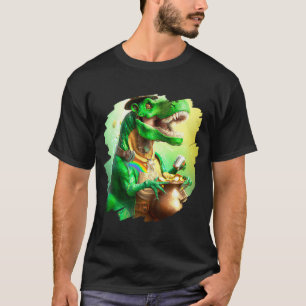 T Rex Leprechaun St Patricks Day Tyrannosaurus Re T-Shirt