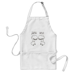 T-rex love standard apron