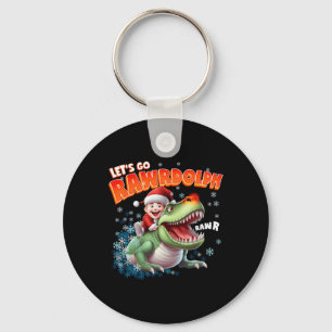 T-Rex Merry Rexmas Rawrdolph Christmas Tees for Ki Key Ring