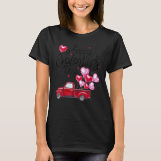 T Rex Monster Truck Riding Toddler Valentineu2019s T-Shirt