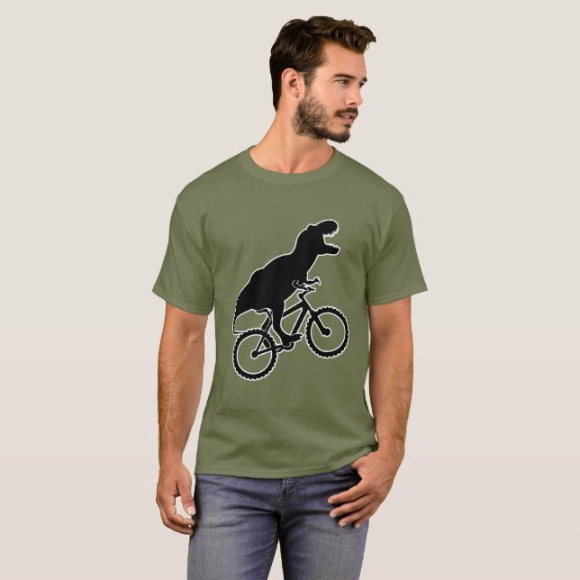 T-Rex Mountain Bike T-Shirt (Front Full)