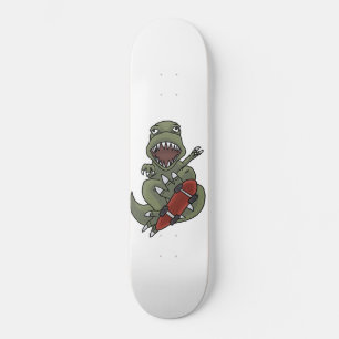 T-Rex on a Skateboard