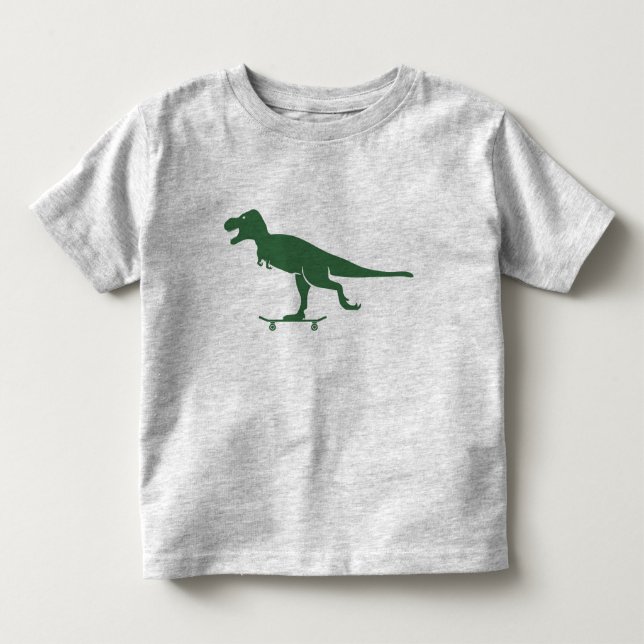 T Rex on a Skateboard Shirt (Front)