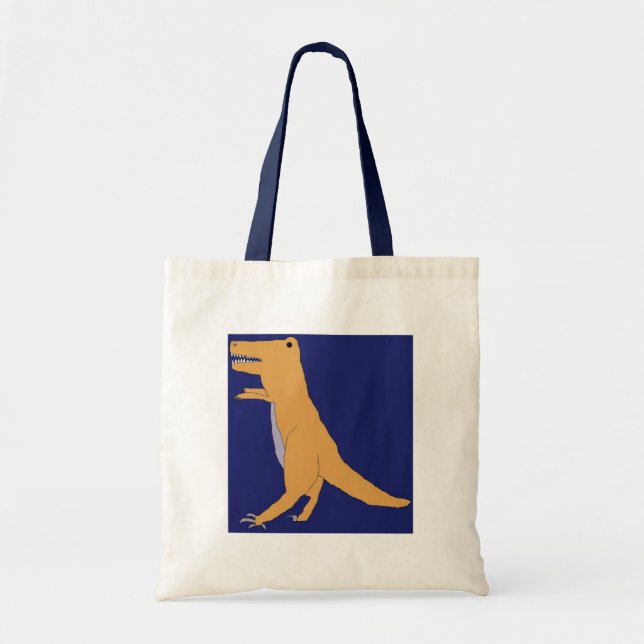 T. Rex on Blue bag (Front)