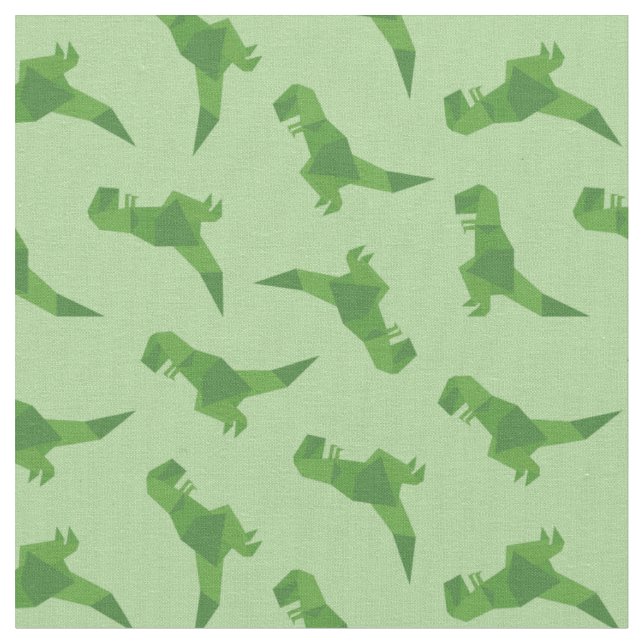 T-Rex Origami Fabric (Close Up)