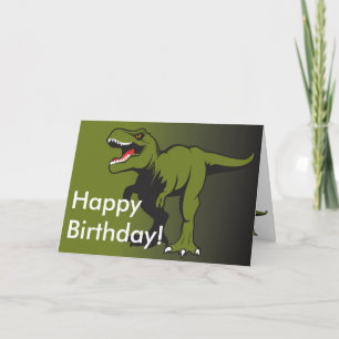 T-Rex Personalised items Card