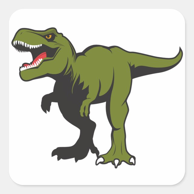T-Rex Personalised items Square Sticker (Front)