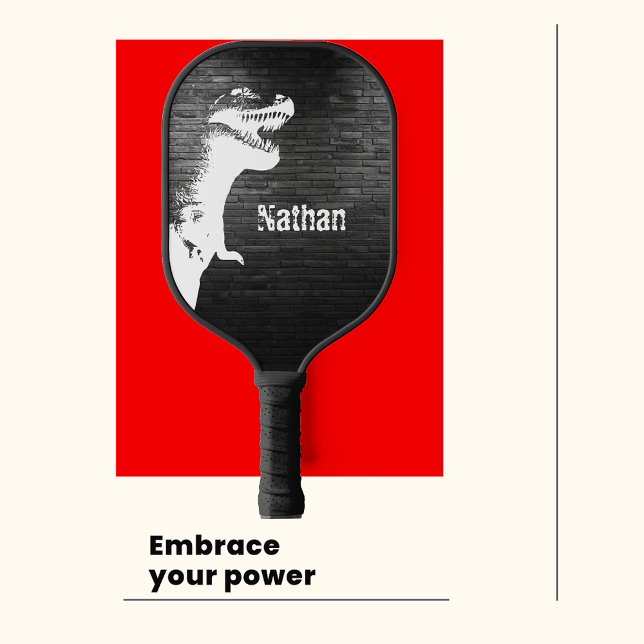 T-Rex Personalised Pickleball Paddle (Creator Uploaded)