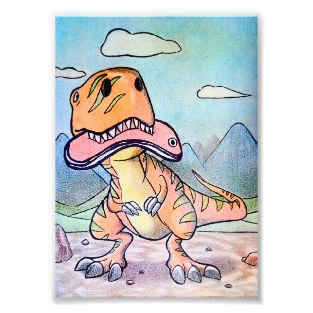 T-Rex Photo Print (Front)