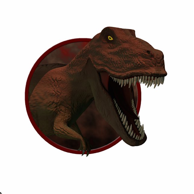 T-Rex Photo Sculpture Magnet (Front)