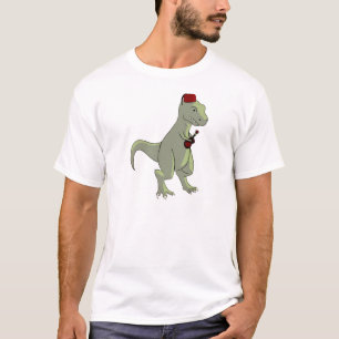 T-Rex Playing a ukulele tee shirt
