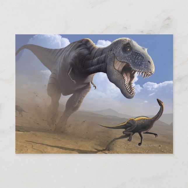 T Rex Postcard (Front)
