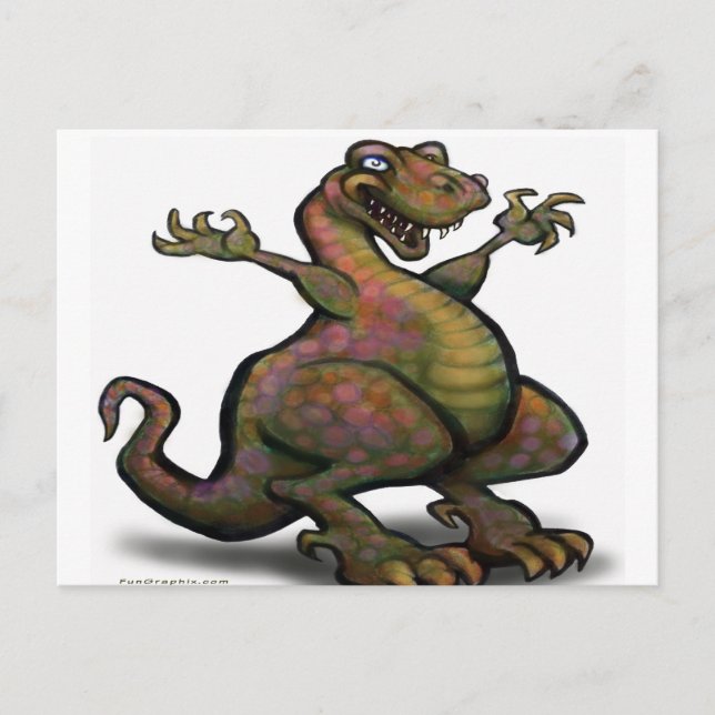 T-Rex Postcard (Front)
