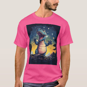 T-Rex Reaching For The Stars T-Shirt