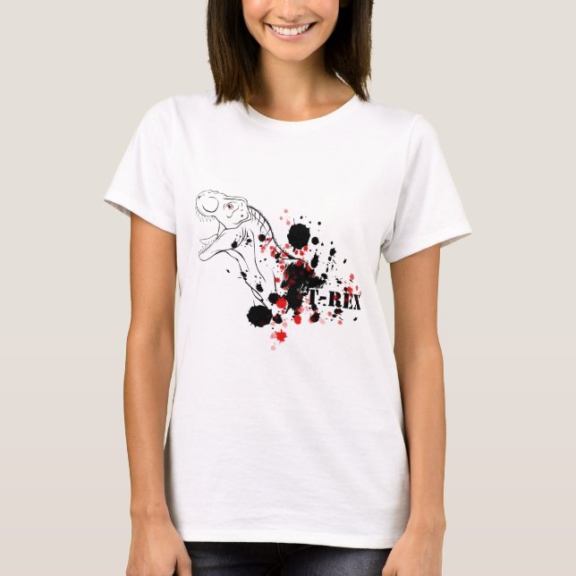T-Rex (Red and Black) T-Shirt (Front)